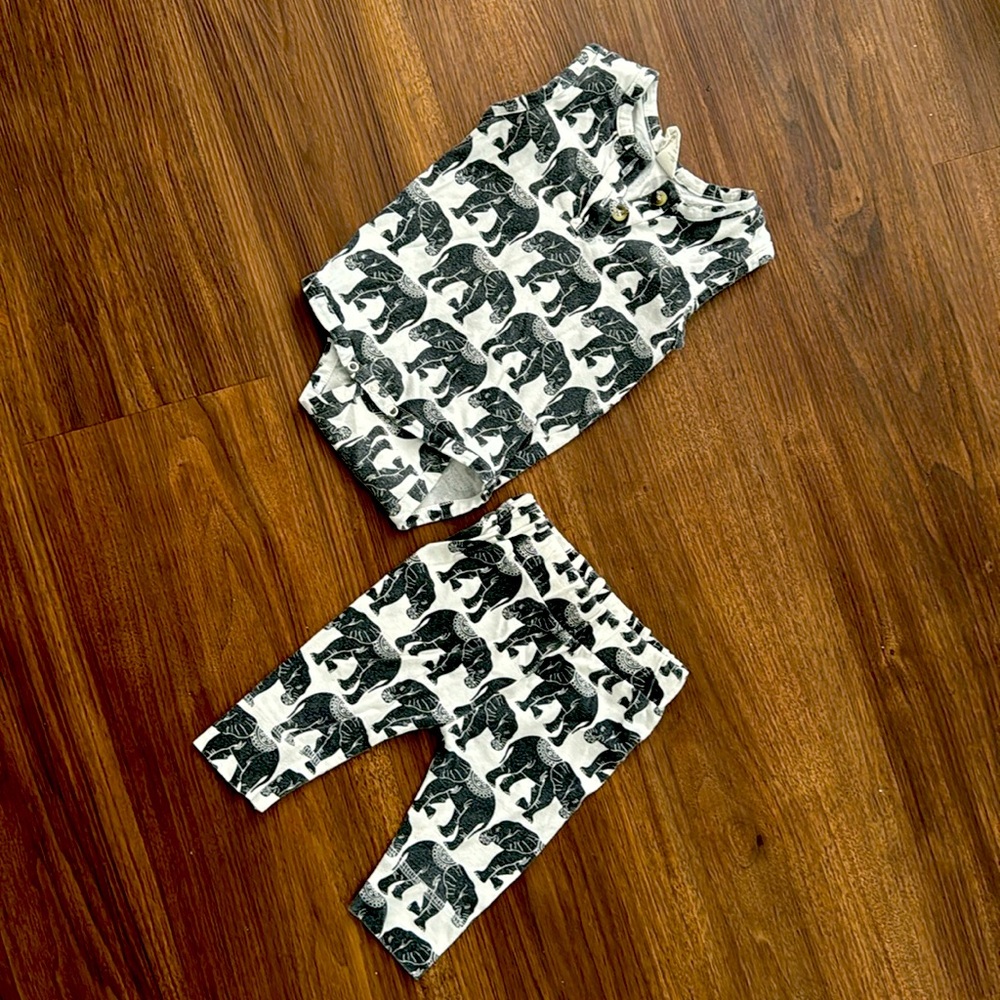 Kate Quinn Boho chic elephant print matching set
